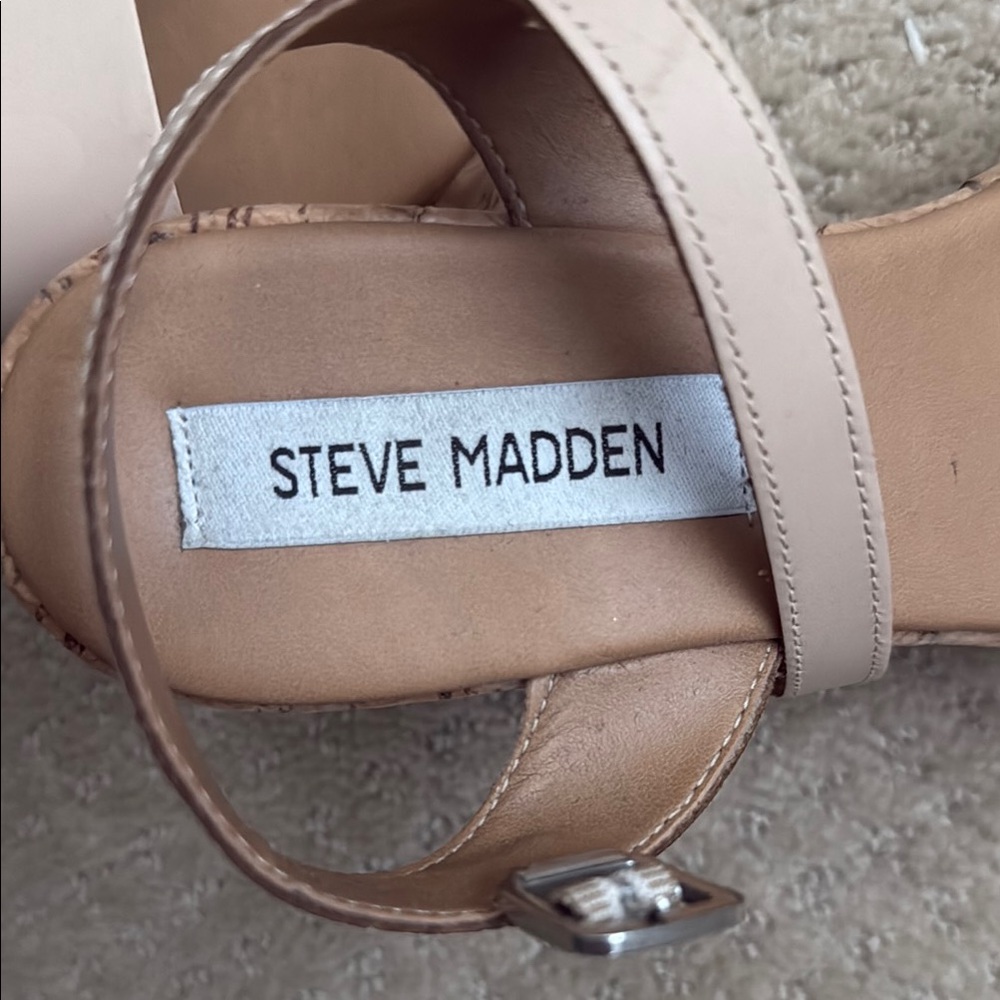 🤍NEW Steve Madden Mariela Blush Strappy Sandal - Picture 3 of 5